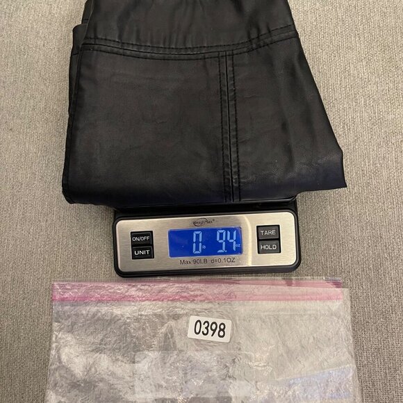 Free People Black Faux Leather-Style Mini Skirt With Zipper Size 2 - Picture 6 of 6